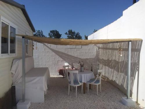 Patio alebo iná vonkajšia časť ubytovania villa la zalamera