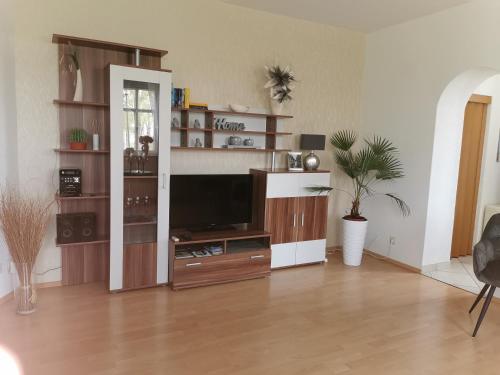 Kuchyň nebo kuchyňský kout v ubytování Ferienwohnung Czampiel