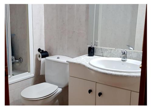 Koupelna v ubytování Apartamento Holidays in Ainsa