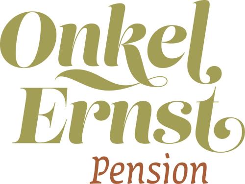 a vector illustration of a hand written lettering of a coffee frenchgression at Pension Onkel Ernst in Naumburg