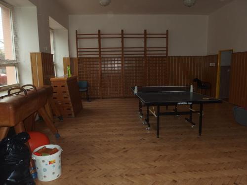 Stolní tenis v ubytování Apartmánový dům Obecná škola nebo okolí