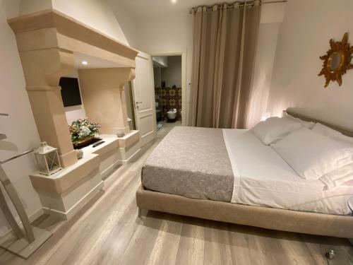 Katil atau katil-katil dalam bilik di Suite della Scala