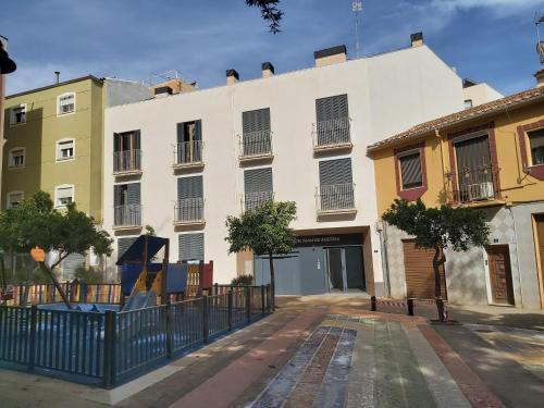 Το κτήριο όπου στεγάζεται  το διαμέρισμα