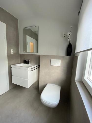 Koupelna v ubytování Ferienwohnung K1889 Rheine - Colin