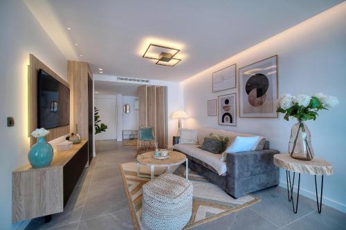 Istumisnurk majutusasutuses Cannes Luxury Rental - Stunning sea front apartment
