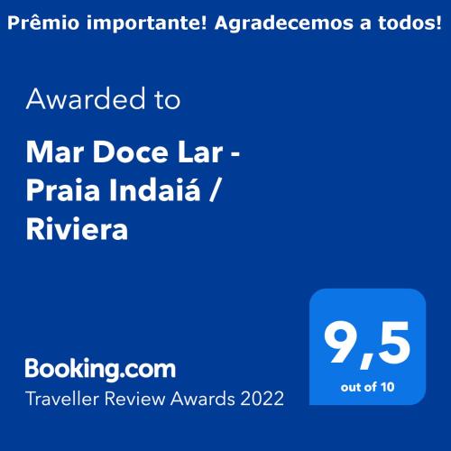 a screenshot of a cell phone with the text married to mar dog liararia ind at Suíte Independente - Praia Indaiá e Riviera - MarDoceLar Bertioga in Bertioga