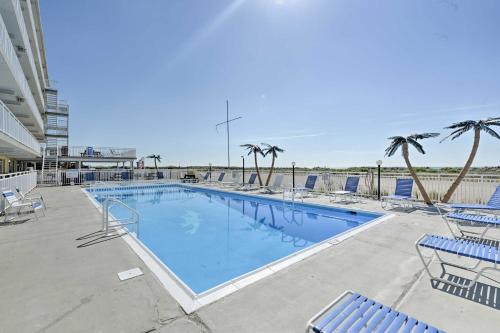 Beachfront Condo with Pool about 2 Mi to Boardwalk!