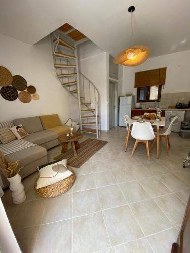Posezení v ubytování Celestia Apartments