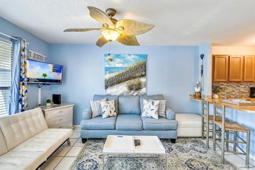 a living room with a couch and a table at Sandpiper Cove 8229 Destin Condo in Destin