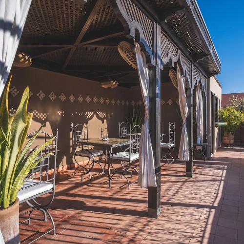 Ban công/sân hiên tại Riad le Clos des Arts