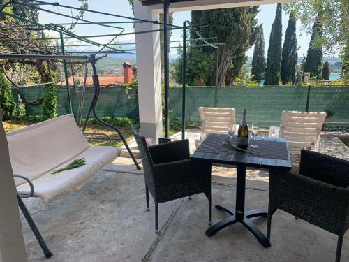 Χώρος καθιστικού στο Apartmaji Amitis