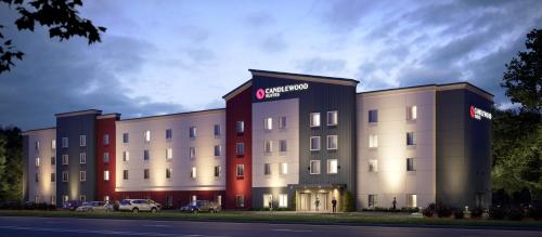 a rendering of a hotel with a building at Candlewood Suites - Columbia by IHG in Columbia