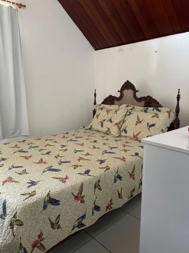 Krevet ili kreveti u jedinici u objektu Chalé Serrano