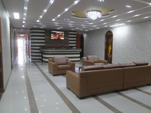 Posezení v ubytování Hotel Farol da Barra