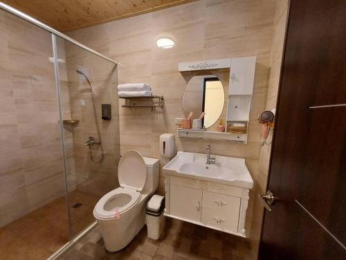 Koupelna v ubytování Bliss Inn