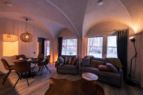 Et opholdsområde på Apukka Resort