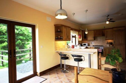 Una cocina o cocineta en White Thorn House