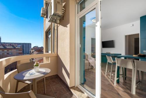 Balkon oz. terasa v nastanitvi Apartmani Artqart Rijeka