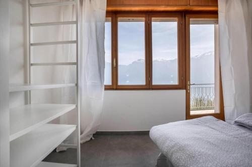 Krevet ili kreveti u jedinici u objektu casa Panoramica