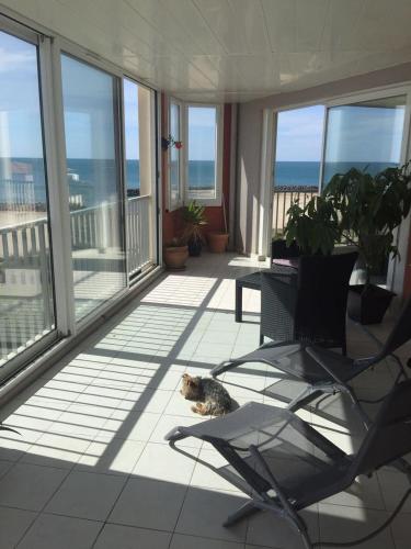 Appartement spacieux au Cap d'Agde 120 m² avec piscine partagée