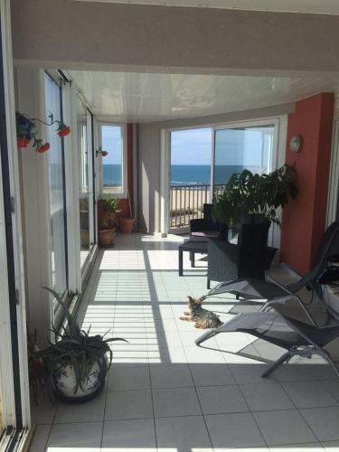 Appartement spacieux au Cap d'Agde 120 m² avec piscine partagée