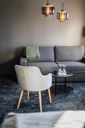 Posezení v ubytování Hotell Fridhemsgatan