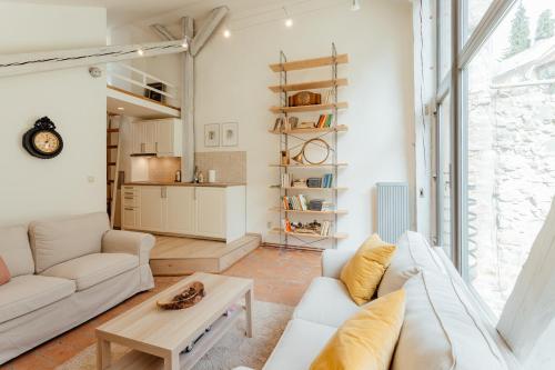 Гостиная зона в Boutique apartments
