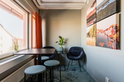 Posezení v ubytování Hotell Fridhemsgatan