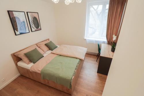 Posteľ alebo postele v izbe v ubytovaní BEAUTIFUL AND STYLISH 2 BEDROOM APARTMENT in the City Center and in the Pedestrian Zone