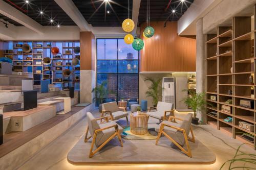 Χώρος καθιστικού στο Cove Prima