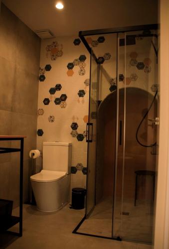 Bilik mandi di Apartments BICO DE RODAS a Rural Luxury