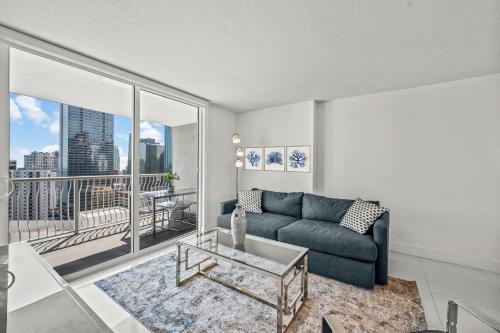 Balkón nebo terasa v ubytování Luxurious Condo with PARKING in Brickell Miami
