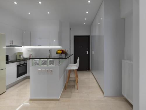 Kuchyňa alebo kuchynka v ubytovaní Newly Renovated Apartment in the Heart of Athens