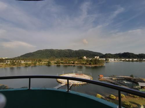 a view of a body of water from a boat at Rustic one bedroom unit for 4pax by Jomy Management in Lumut