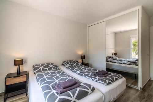 Postel nebo postele na pokoji v ubytování Beautiful apartment in Miraflores