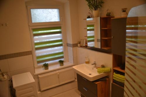Ένα μπάνιο στο Apartment Editha Wohnung im EG Zentrumsnah