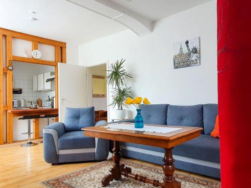 Kuchyň nebo kuchyňský kout v ubytování Am Alten Haus