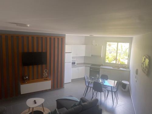 Kuchyň nebo kuchyňský kout v ubytování amplio duplex