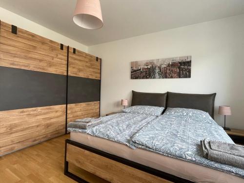 Кровать или кровати в номере City Top - Apartment