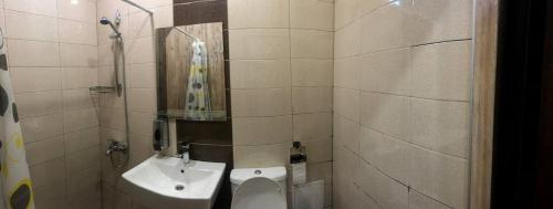Kupatilo u objektu HASI hotel Jermuk