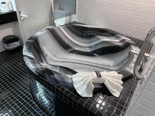 Ванная комната в Alcamo Motel
