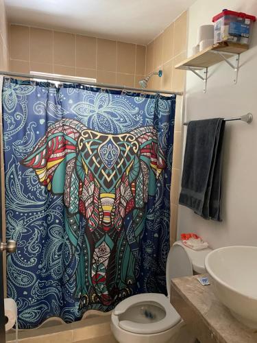 Koupelna v ubytování Home Sweet Caribbean