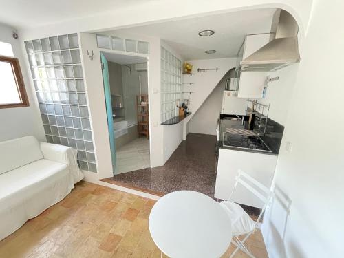 Kuchyňa alebo kuchynka v ubytovaní Casita rosa