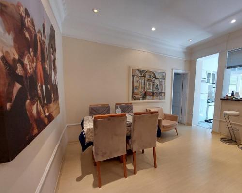 Et opholdsområde på Apto no Palácio Quitandinha