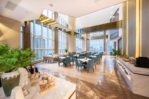 Χώρος καθιστικού στο Atour Hotel Changde Laoximen