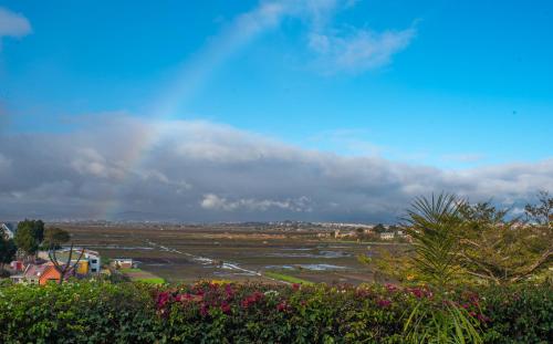 a view of a field with clouds in the sky at Somptua Garden in Ivato