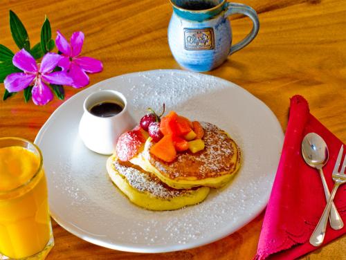 Možnosti snídaně pro hosty v ubytování Lillypilly's Cottages & Day Spa