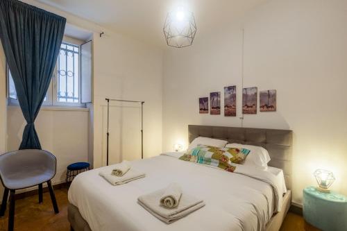 Posteľ alebo postele v izbe v ubytovaní Charming apartment in the heart of Plaka