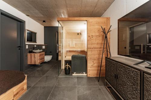 Ванная комната в Chalet W - auf der Planai -zu jeder Jahreszeit