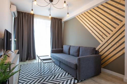Ruang duduk di Olimpia Residence District Satu Mare
